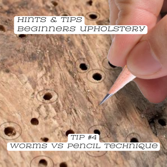 Upholstery Tip #4: Worms vs. Pencil Technique