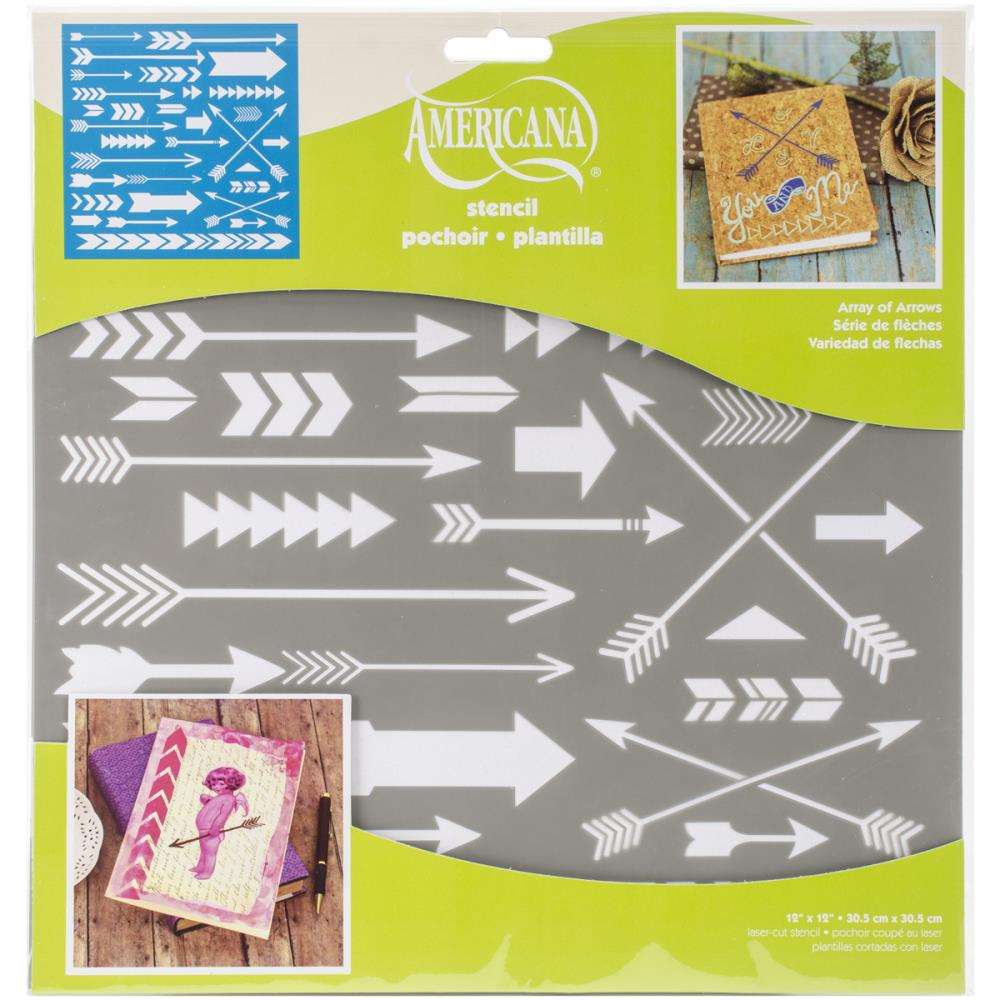 AMERICANA Stencil Array of Arrows / Mollies New Zealand