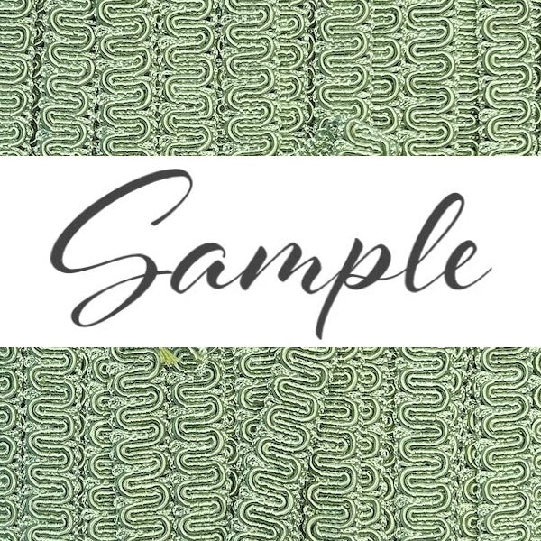 GIMP BRAID Scroll 15mm Mint Green / Mollies New Zealand