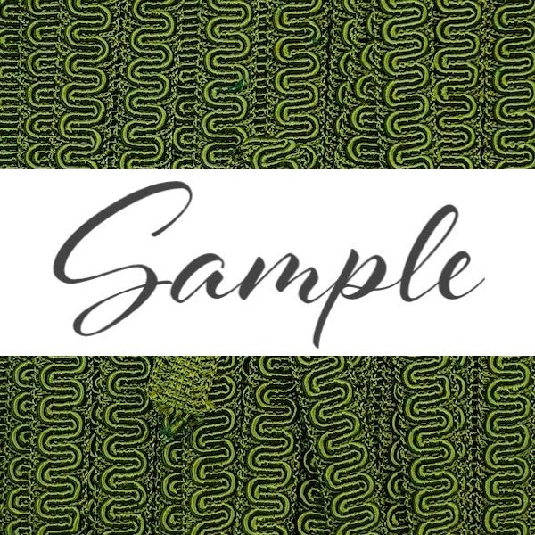 GIMP BRAID Scroll 15mm Pickle / Mollies New Zealand