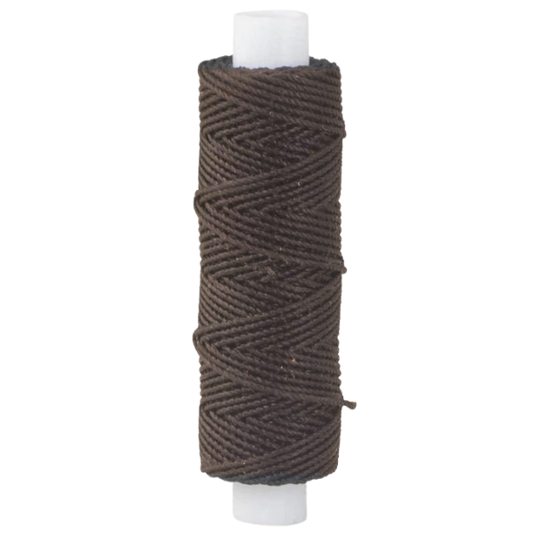 IVAN Waxed Polyester Thread Brown 0.9mm 22.9m / Mollies New Zealand