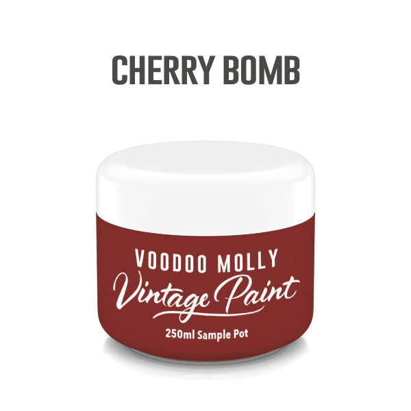 Vintage Paint Cherry Bomb 250ml / Mollies New Zealand