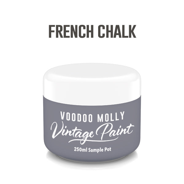 Vintage Paint French Chalk 250ml / Mollies New Zealand