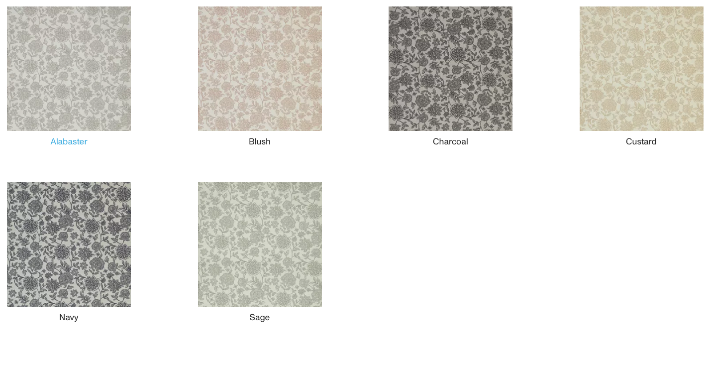 Warwick Fabric Fairhaven (Indent) / Mollies New Zealand