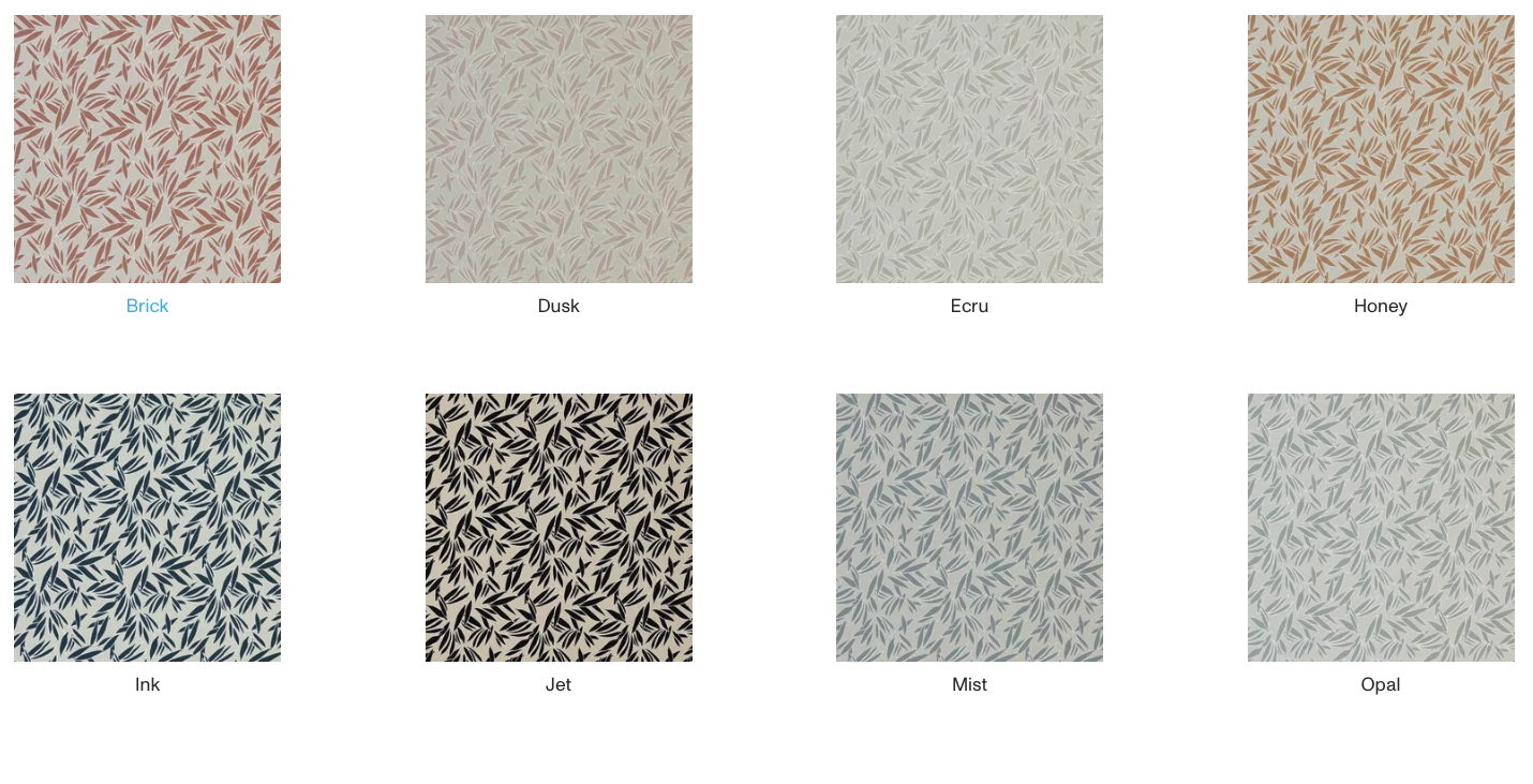 Warwick Fabric Florian (Indent) / Mollies New Zealand