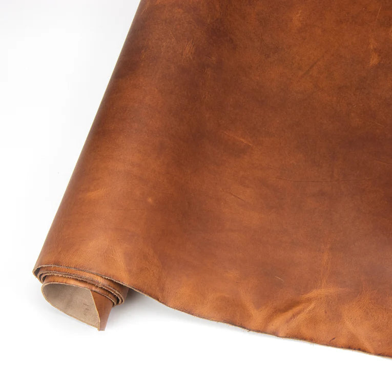 LEATHER Horween Dublin / Side Chestnut Side 4-5oz / Mollies New Zealand