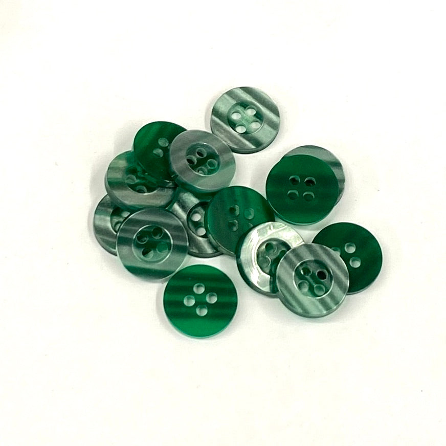 SULLIVANS Button 4-Hole Green / Mollies New Zealand