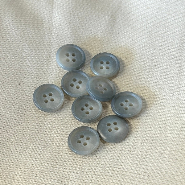 SULLIVANS Button 4-Hole Grey / Mollies New Zealand