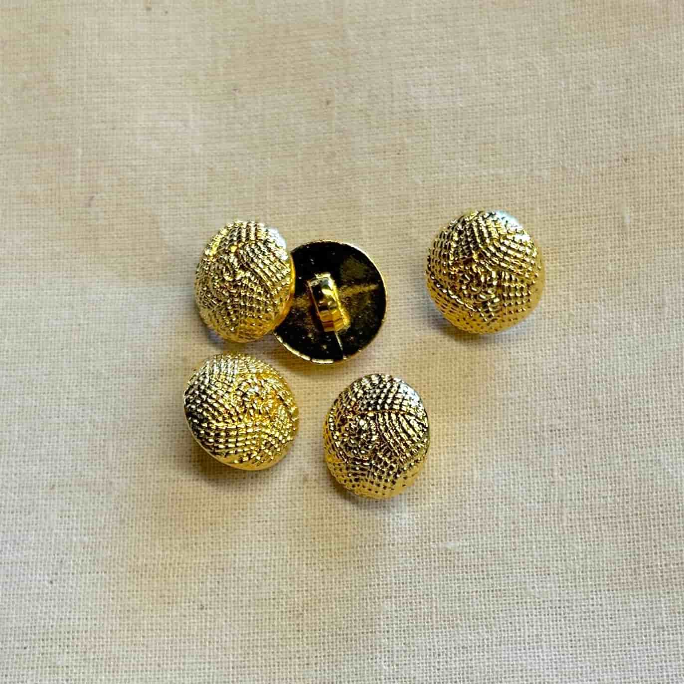 SULLIVANS Button Shanked Gold 20mm / Mollies New Zealand
