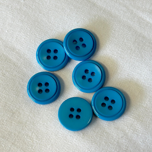 Button 4-Hole Turquoise