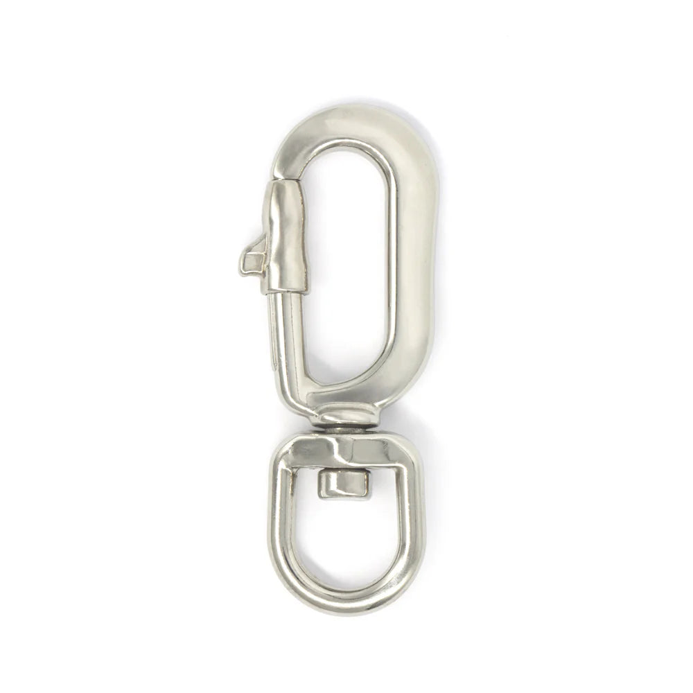 IVAN Heavy Duty Swivel Spring Snap Nickle Plate 15mm (5 8") Each / Mollies New Zealand