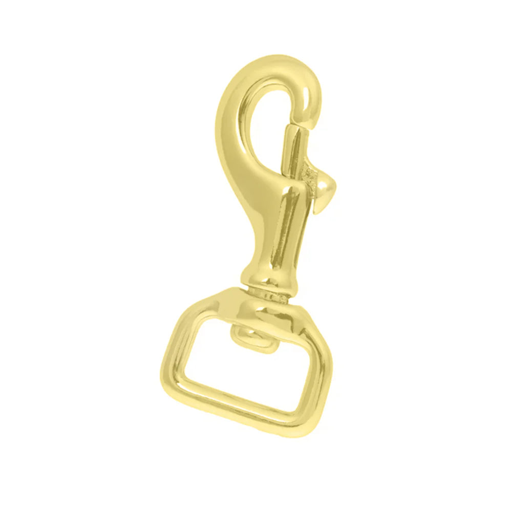 IVAN Solid Brass Swivel Spring Snap Solid Brass 25mm (1") Each / Mollies New Zealand