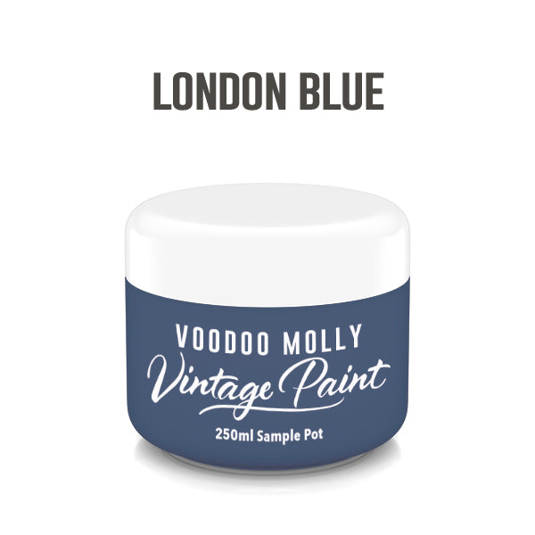 Vintage Paint London Blue 250ml / Mollies New Zealand