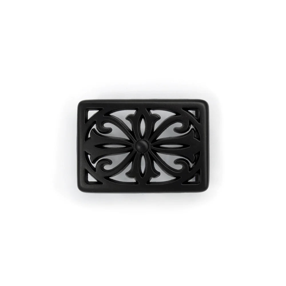 IVAN Celtic Rectangle Trophy Buckle Matt Black 30mm (1-1 4") / Mollies New Zealand