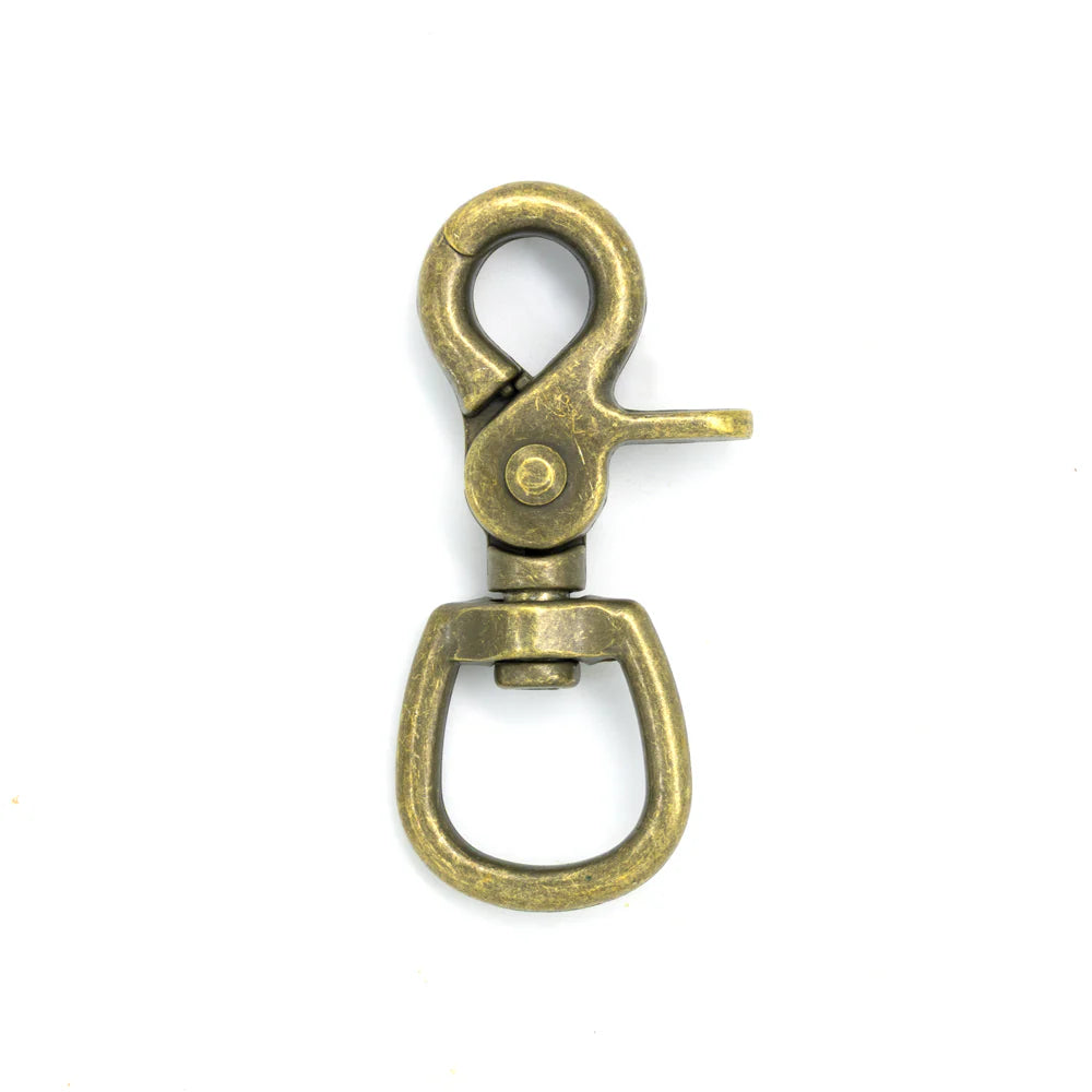 IVAN Round Trigger Snap Antique Brass 20mm (3 4") Each / Mollies New Zealand