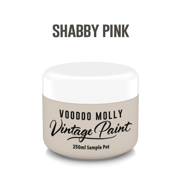 Vintage Paint Shabby Pink 250ml / Mollies New Zealand