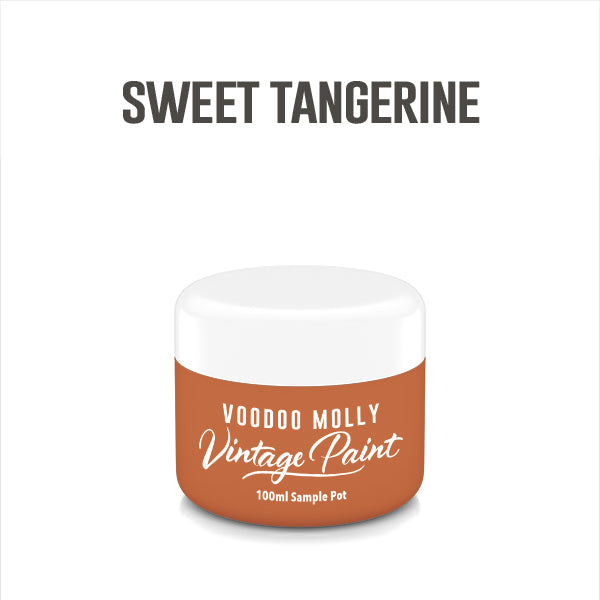 Vintage Paint Sweet Tangerine 100ml / Mollies New Zealand