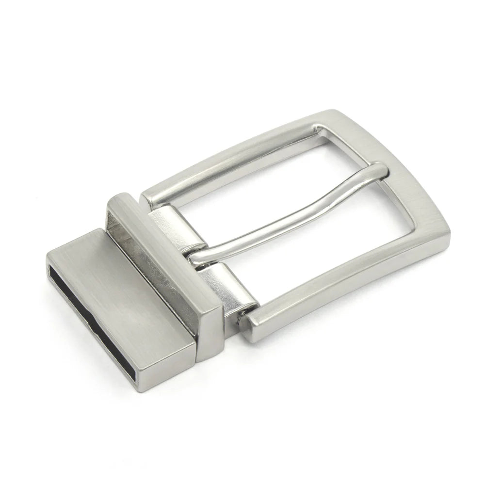 IVAN Reversible End Bar Buckle Brushed Nickel 32mm (1-1 4") / Mollies New Zealand