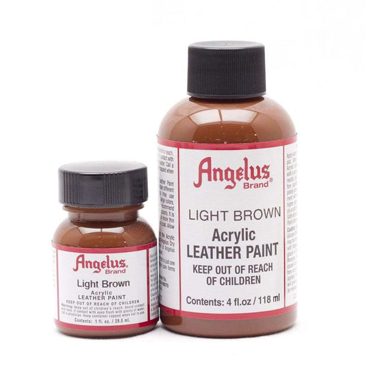 ANGELUS Acrylic Leather Paint Light Brown | Mollies Make And Create NZ