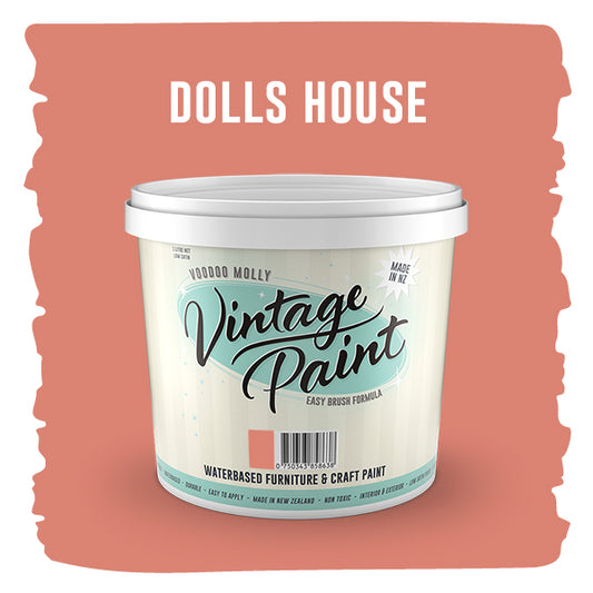Vintage Paint Dolls House (ER)