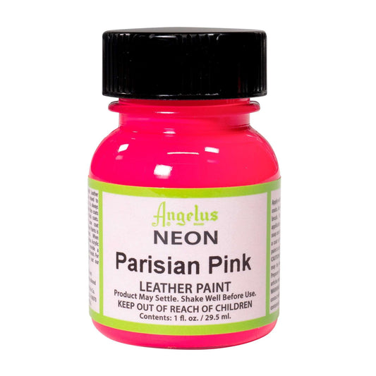 ANGELUS Acrylic Leather Paint Parisian Pink Neon | Mollies Make And Create NZ