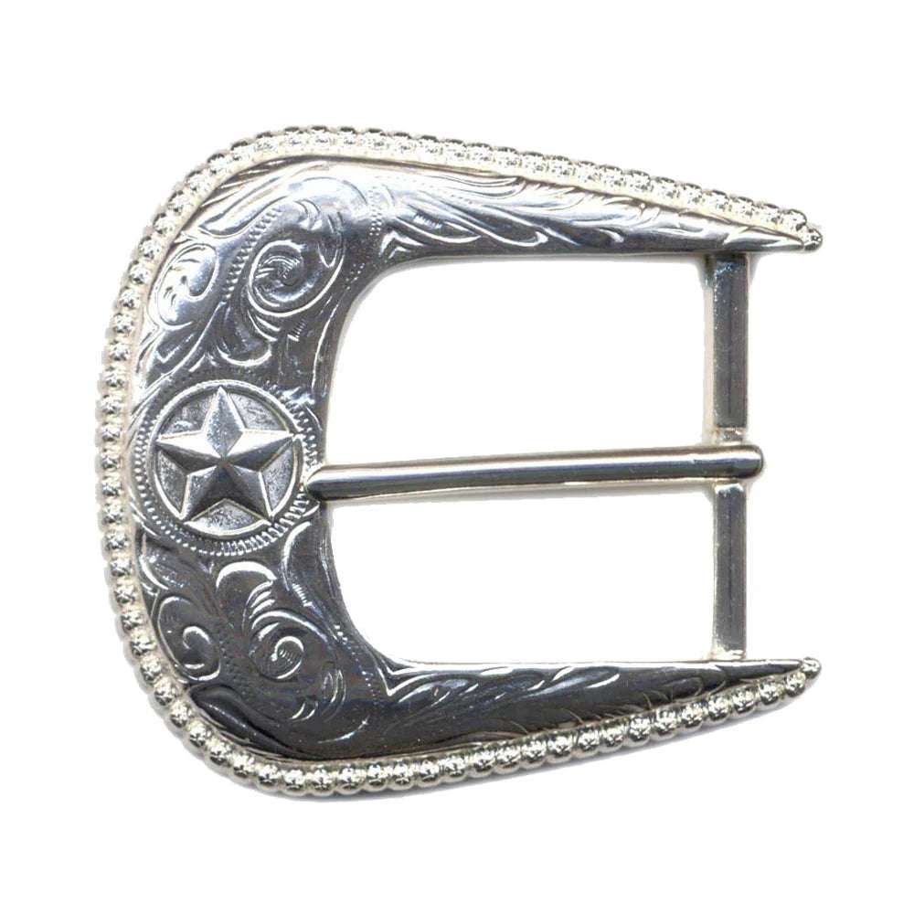 IVAN Ranger Star Buckle Silver Plate 38mm (1-1 2") / Mollies New Zealand