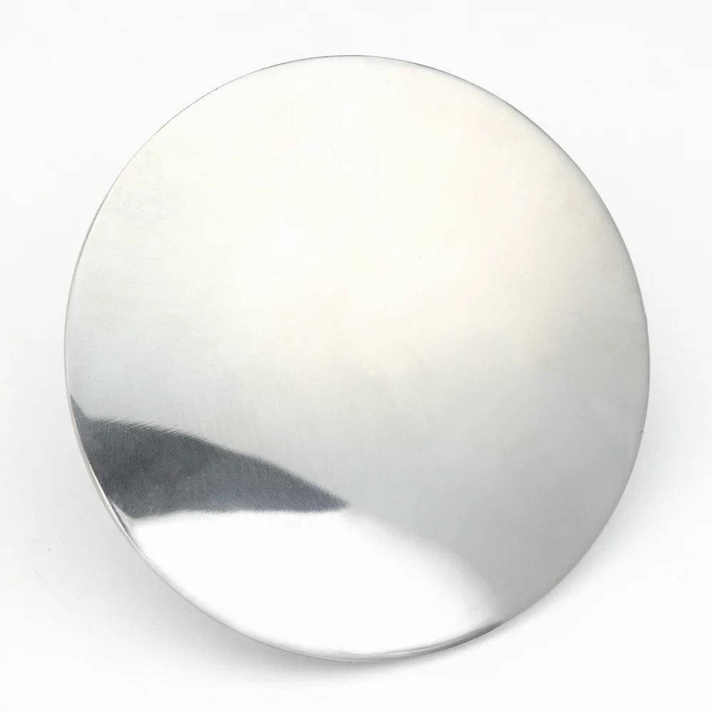 IVAN Smooth Stainless Steel Concho Stainless Steel 75mm (3") / Mollies New Zealand