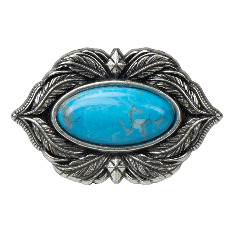 IVAN Del Sol Concho Antique Silver Medium Oval / Mollies New Zealand