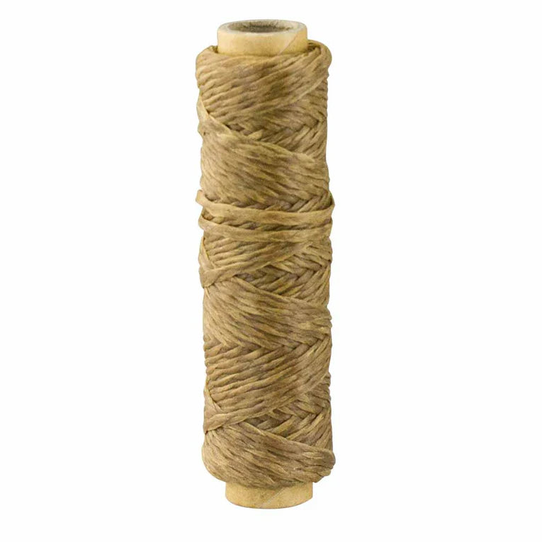 IVAN Braided Polyester Sinew Natural 3mm 18.3m / Mollies New Zealand