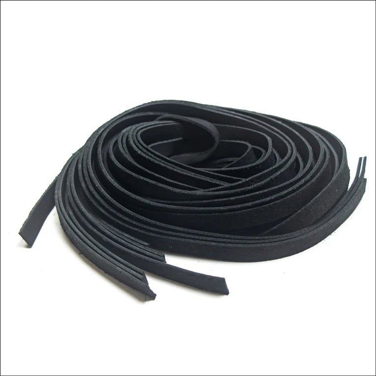 MAKERAID Grizzly Leather Lacing 12mm 12 Pack Black / Mollies New Zealand