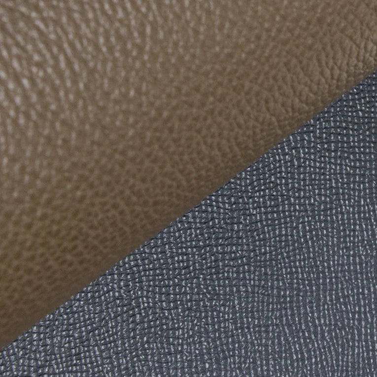 LEATHER Chrome Tanned Sorano Double Sided / Panel Taupe Navy Blue Each / Mollies New Zealand