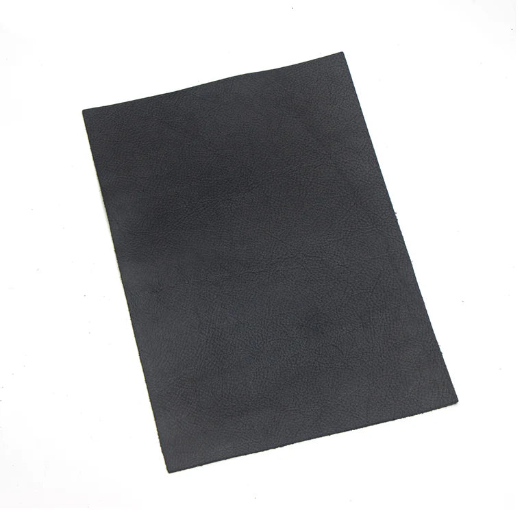 LEATHER Grizzly Oil Tan Cut Panel B4 Black 4-5 oz / Mollies New Zealand