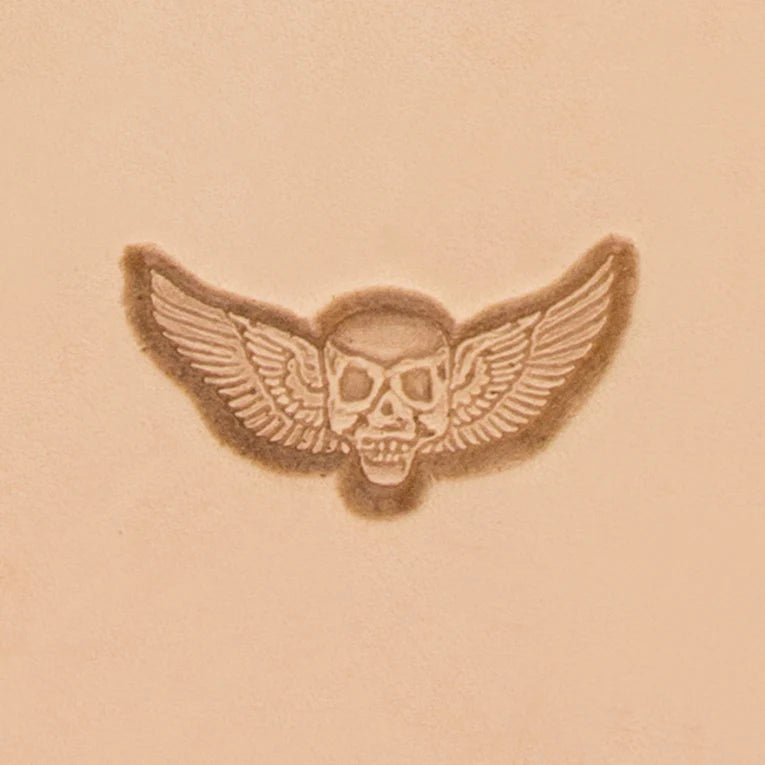 IVAN Skull Wings 3D Stamp / Mollies New Zealand