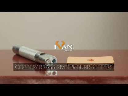 IVAN No.9 Copper/Brass Rivet & Burr Setter