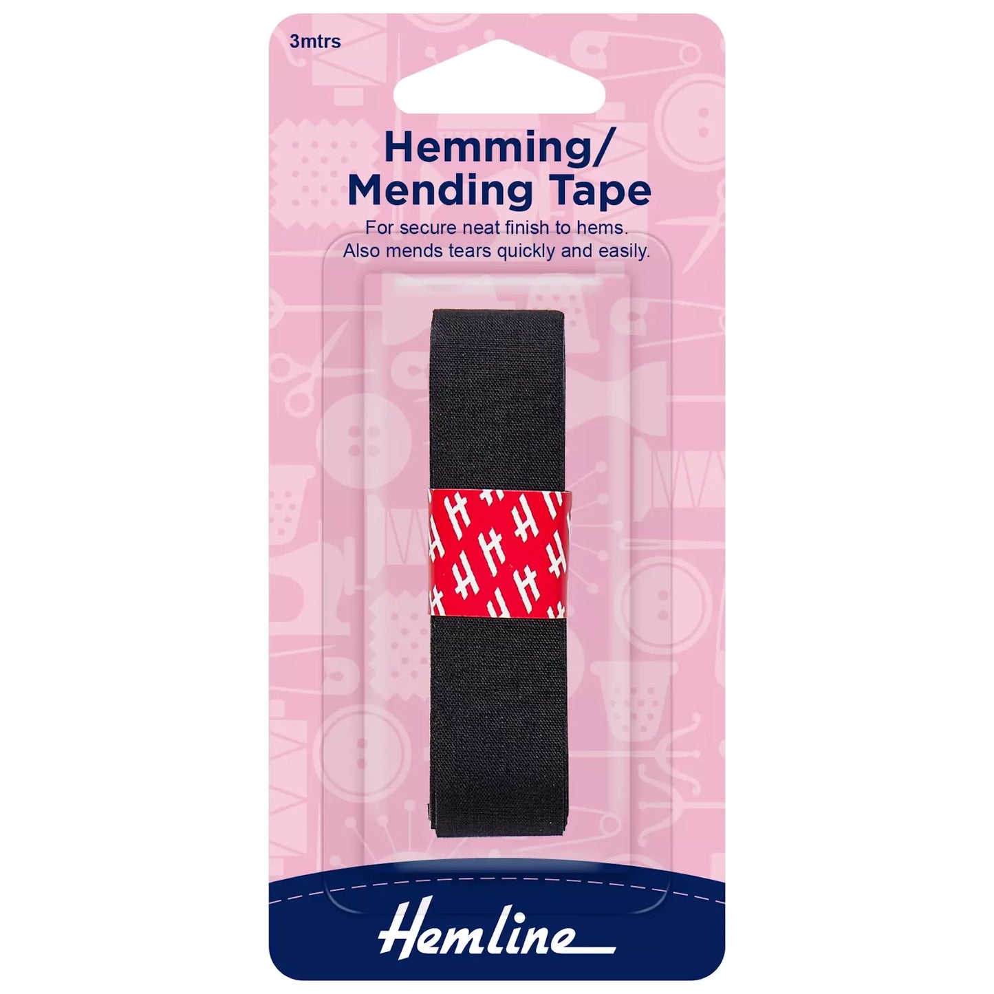 TRENDY TRIMS Hemming Tape Black / Mollies New Zealand