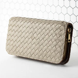 IVAN Woven Leather Wallet | Mollies Make And Create NZ