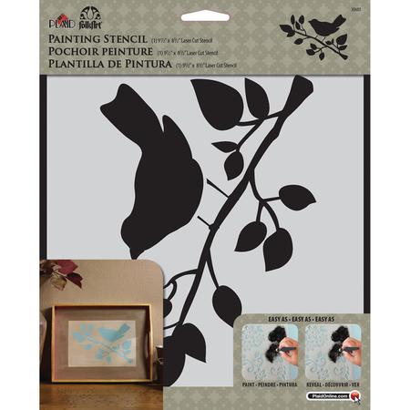 FOLKART Stencil Bird / Mollies New Zealand