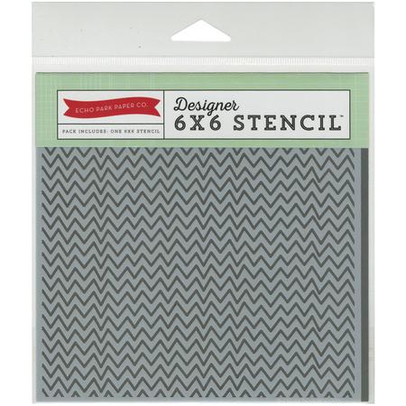 ECHO PARK Stencil Zig zag / Mollies New Zealand