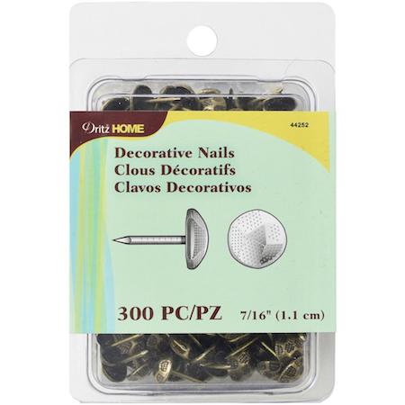 DRITZ Decorative Nails Hammered 11mm Hammered 300 Pack / Mollies New Zealand