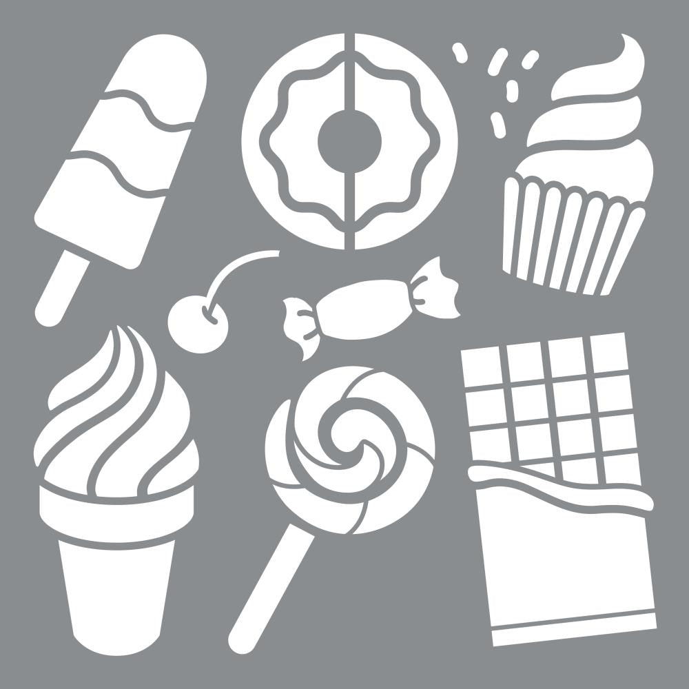 AMERICANA Stencil Dessert Anyone? / Mollies New Zealand