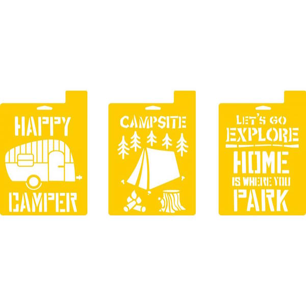 DELTA Stencil Camping / Mollies New Zealand