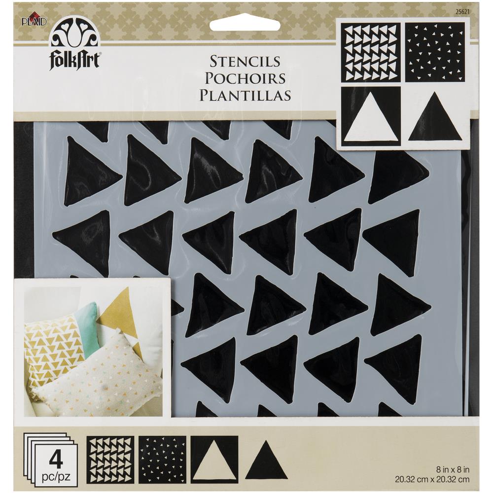 FOLKART Stencil Triangles / Mollies New Zealand