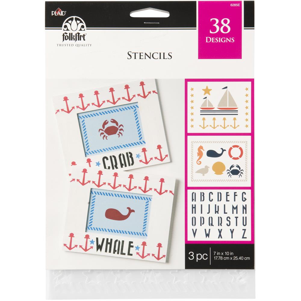 FOLKART Stencil Nautical / Mollies New Zealand