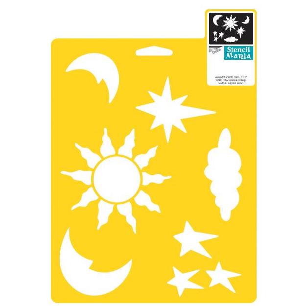 STENCIL MANIA Stencil Celestial / Mollies New Zealand