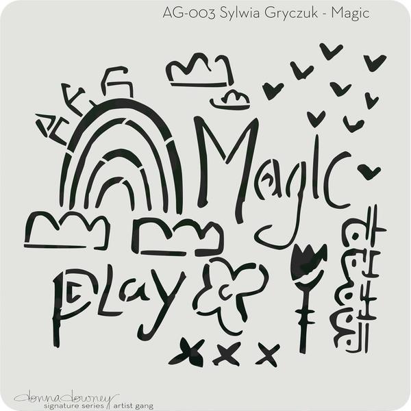 DONNA DOWNEY Stencil Magic / Mollies New Zealand