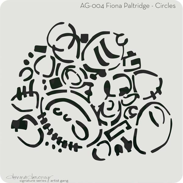 DONNA DOWNEY Stencil Circles / Mollies New Zealand