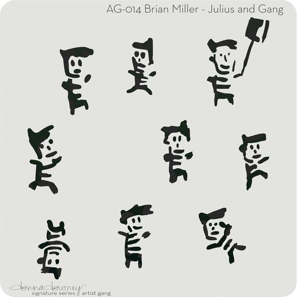 DONNA DOWNEY Stencil Julius & Gang / Mollies New Zealand