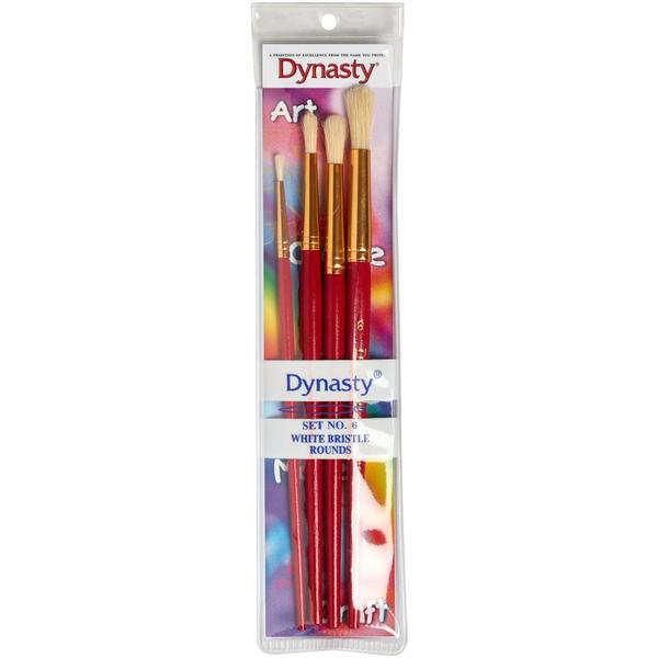 DYNASTY Artist Brushes Bristle Round / Mollies New Zealand