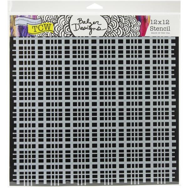 TCW Stencil Plaid Fringe / Mollies New Zealand