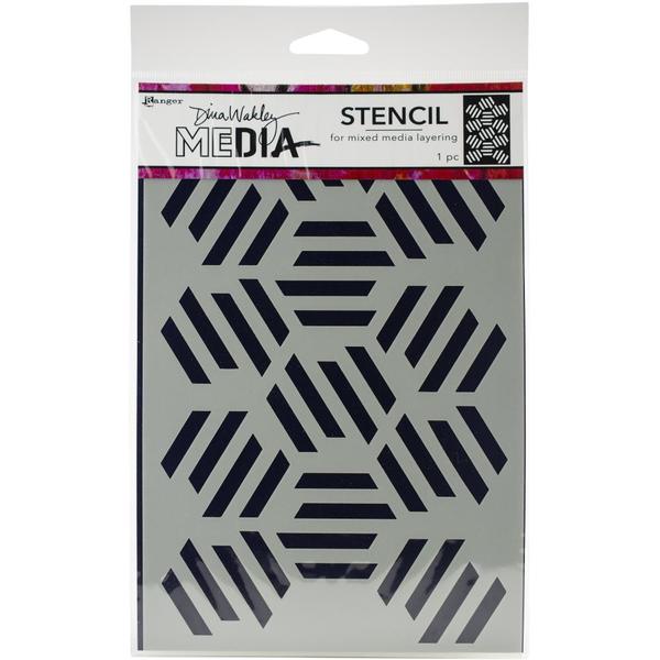 RANGER Stencil Fractured Hexagons / Mollies New Zealand
